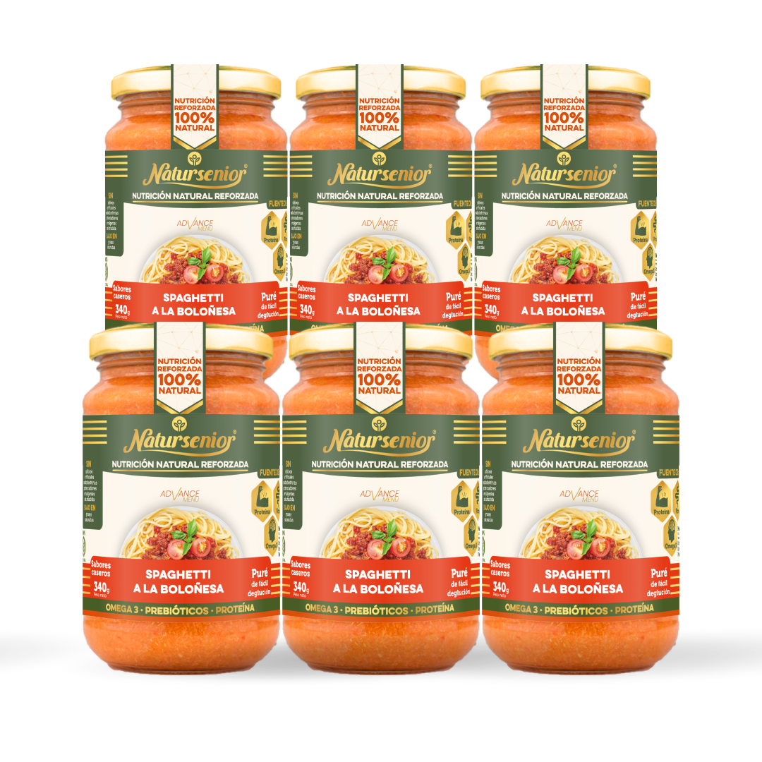 Puré de Spaghetti a la Boloñesa