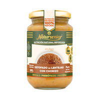 Puré de Estofado de lentejas con chorizo