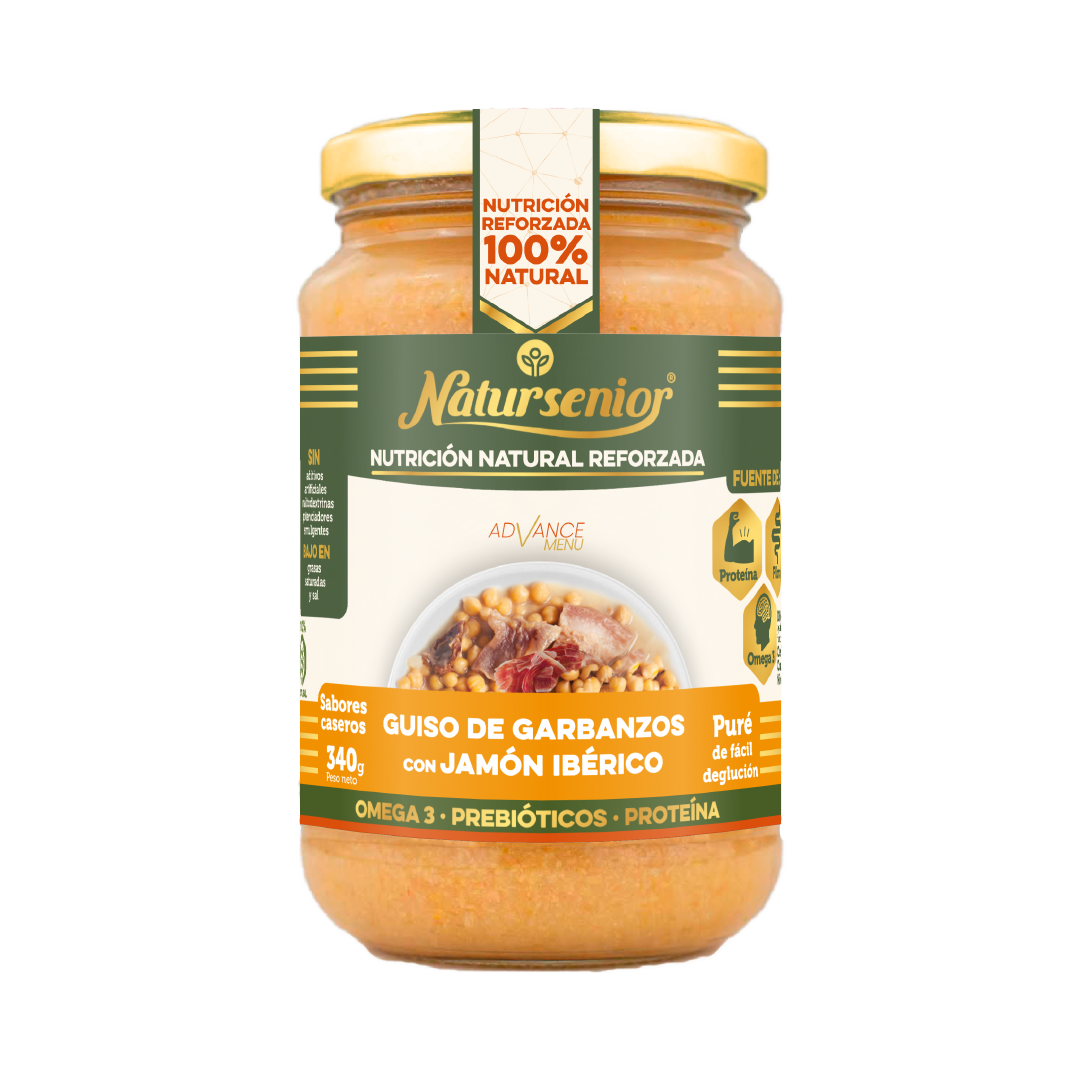 Puré de Garbanzos, Carne y Jamón Ibérico