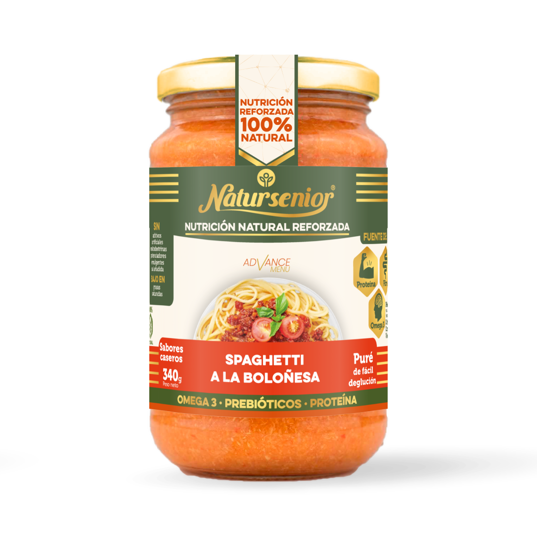 Puré de Spaghetti a la Boloñesa