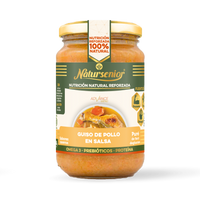 Puré de Guiso de Pollo en Salsa