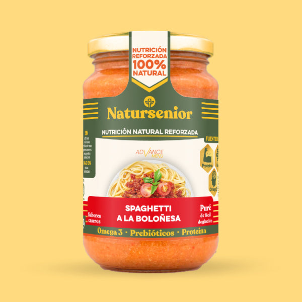 Puré de Spaghetti a la Boloñesa