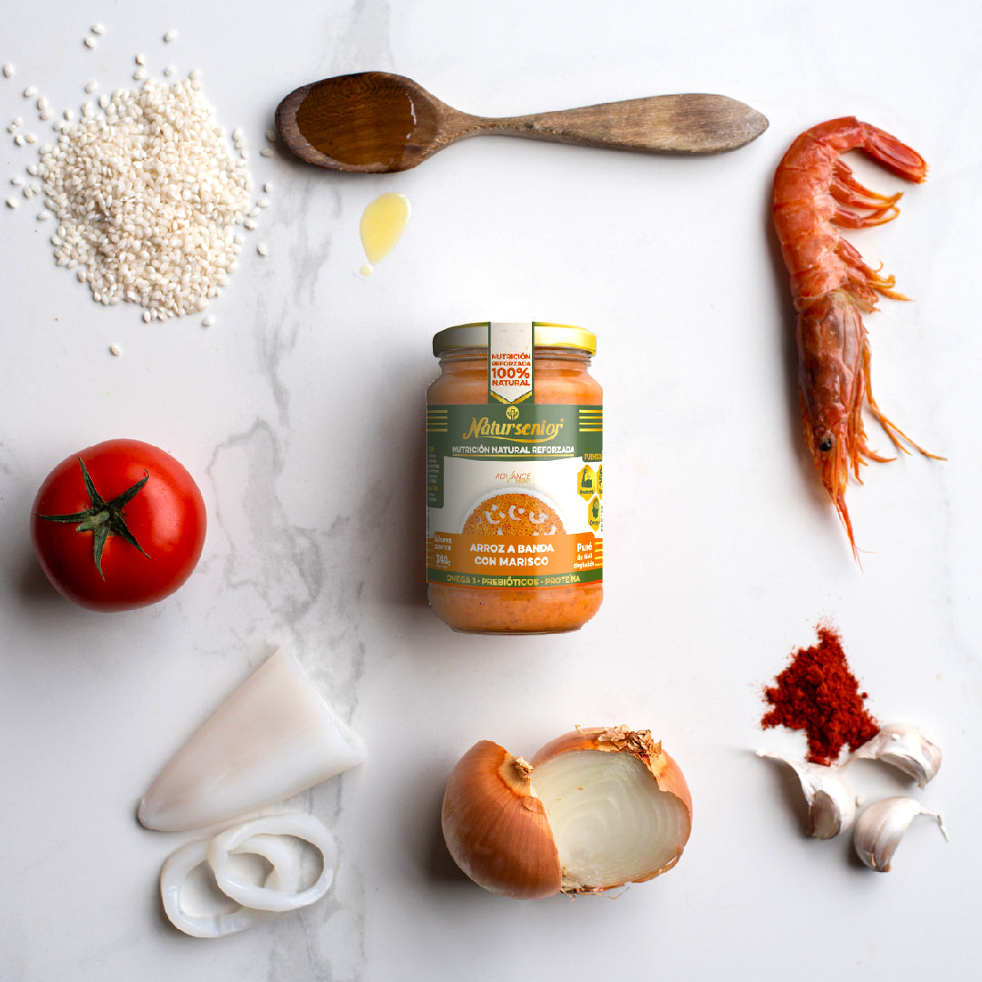 Puré de Arroz a Banda con Marisco