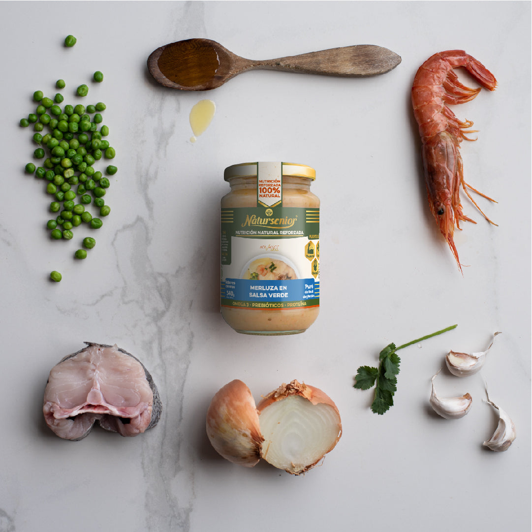 Puré de Merluza en Salsa Verde