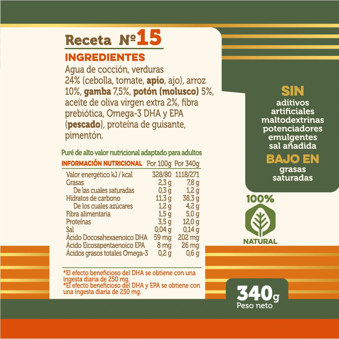 Puré de Arroz a Banda con Marisco.