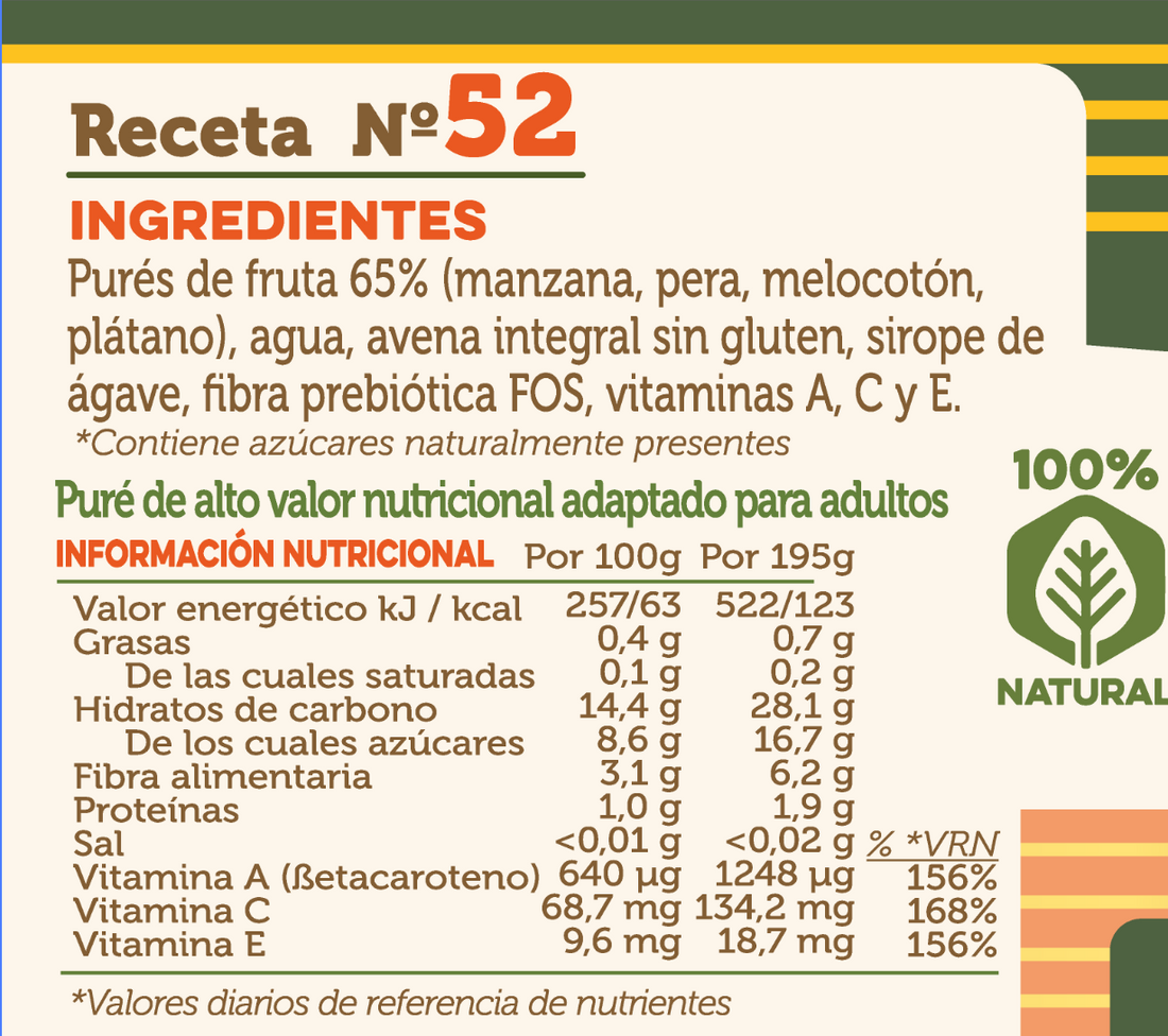 Sobremesa de Frutas Variadas com Vitaminas Bipack