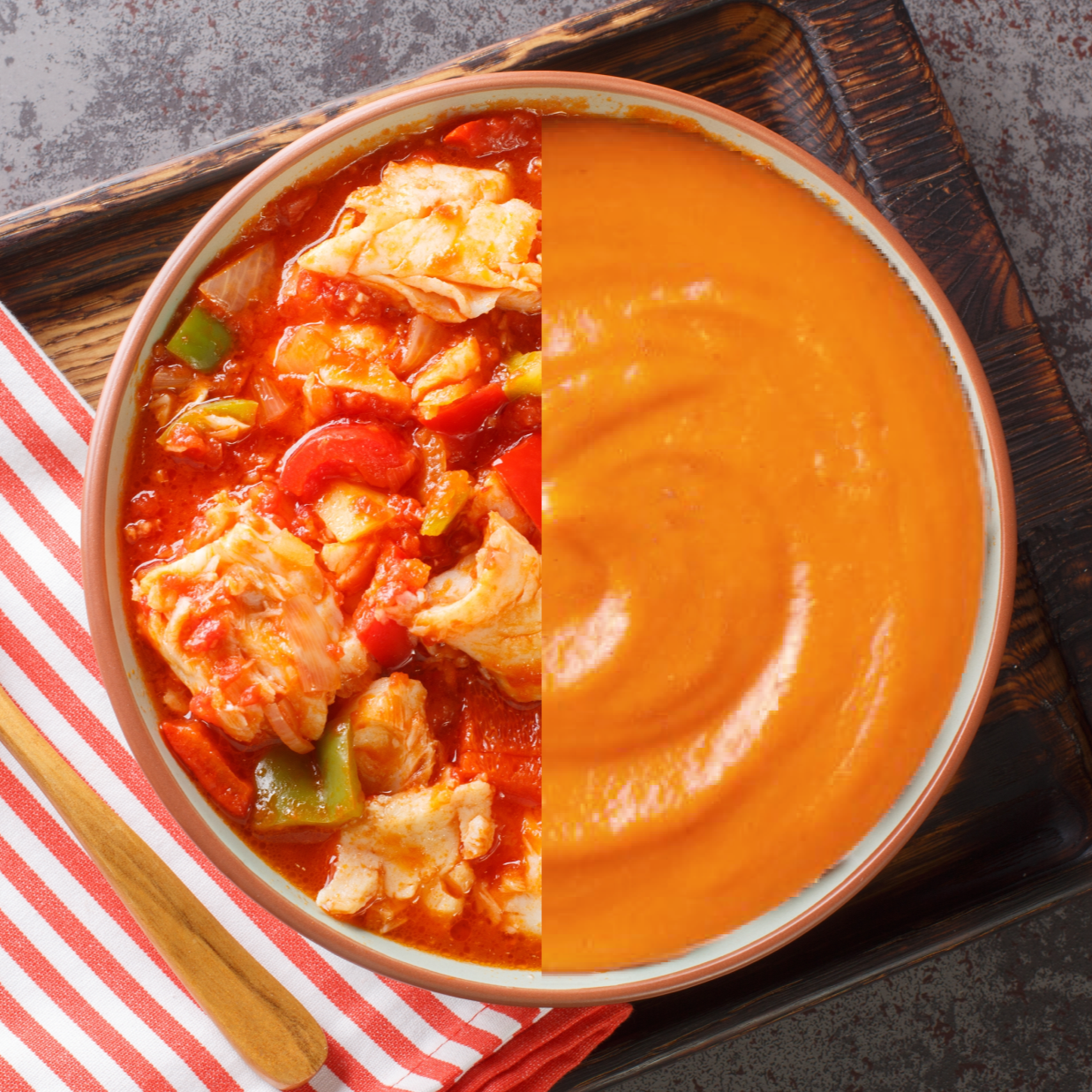 Puré de Bacalao a la Riojana.