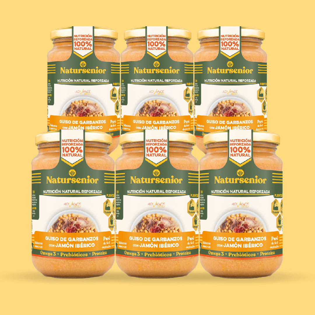 Puré de Garbanzos, Carne y Jamón Ibérico