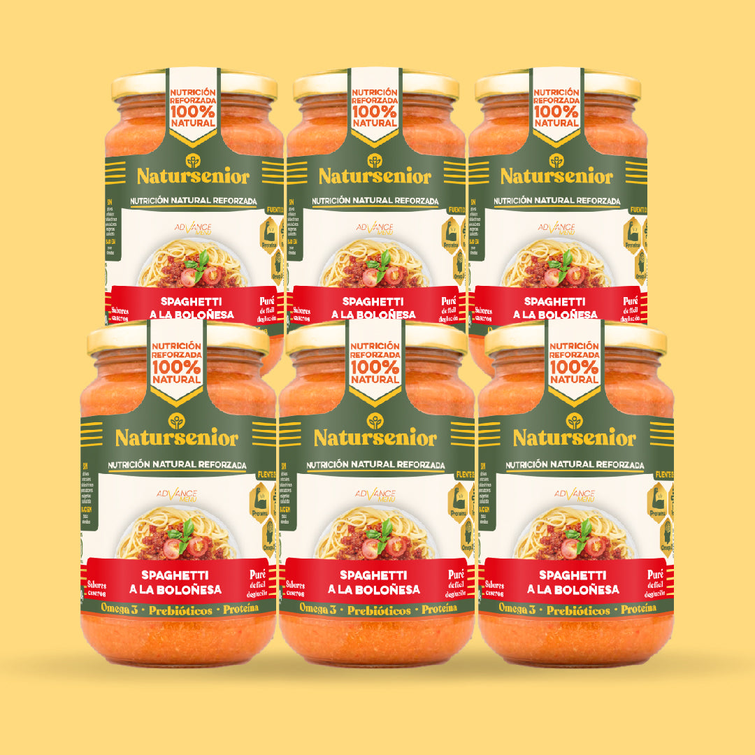 Puré de Spaghetti a la Boloñesa