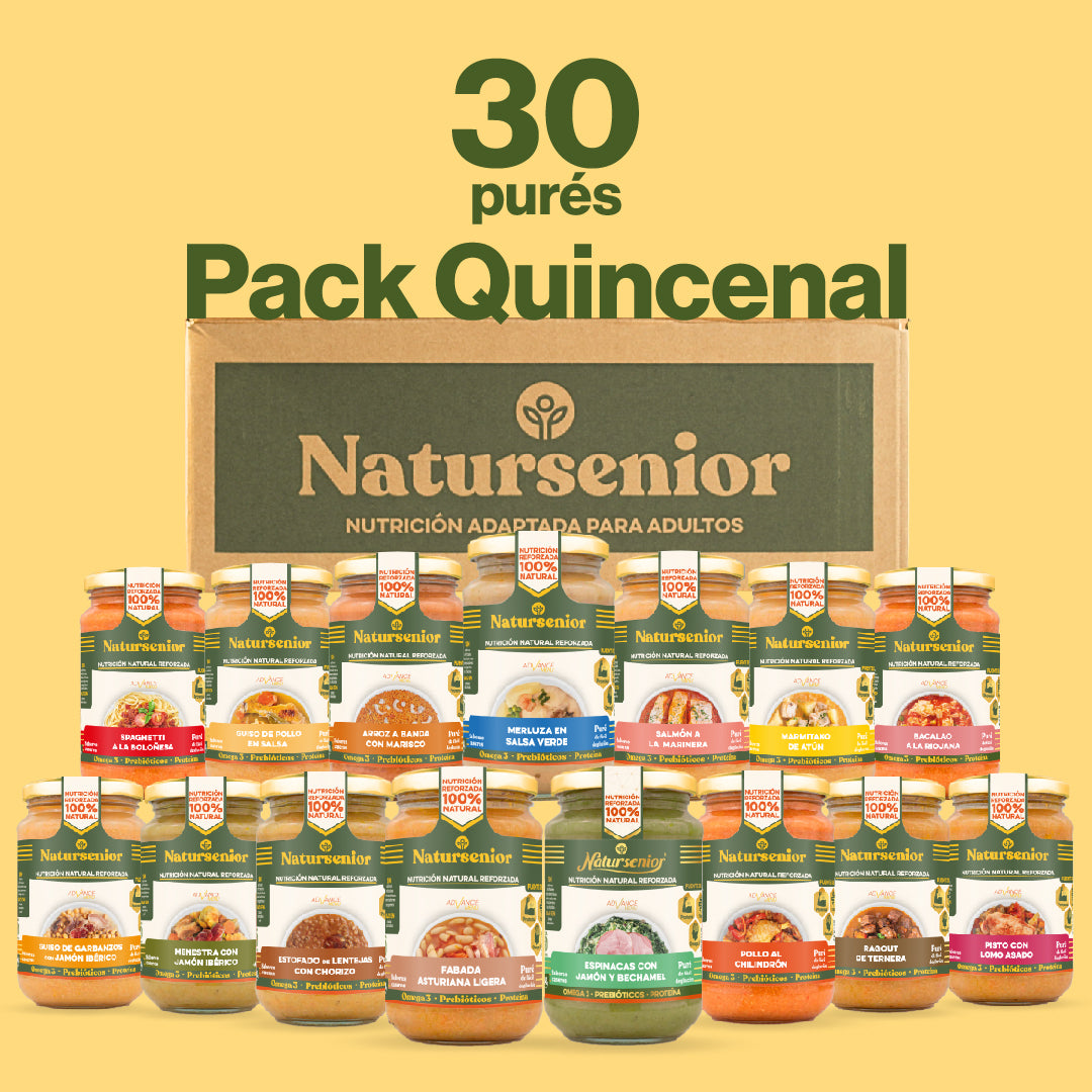 Pack Quincenal Purés Comida + Cena x30