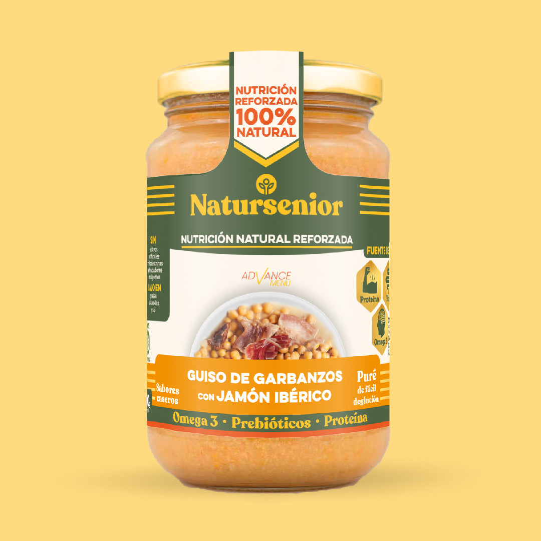 Puré de Garbanzos, Carne y Jamón Ibérico.