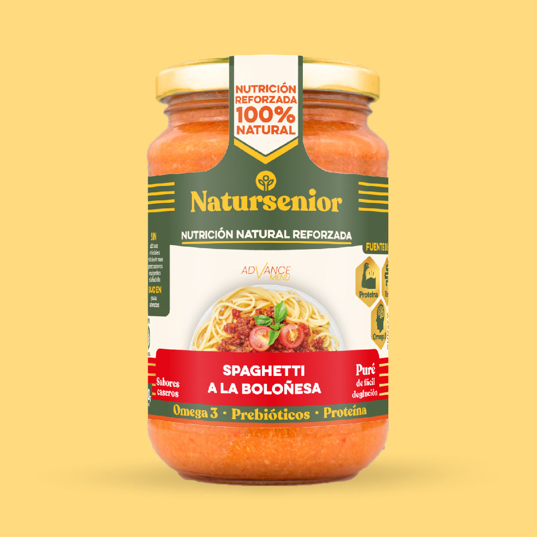 Puré de Spaghetti a la Boloñesa.